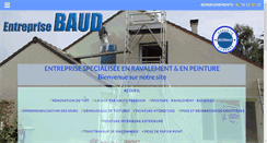Desktop Screenshot of entreprise-baud.com